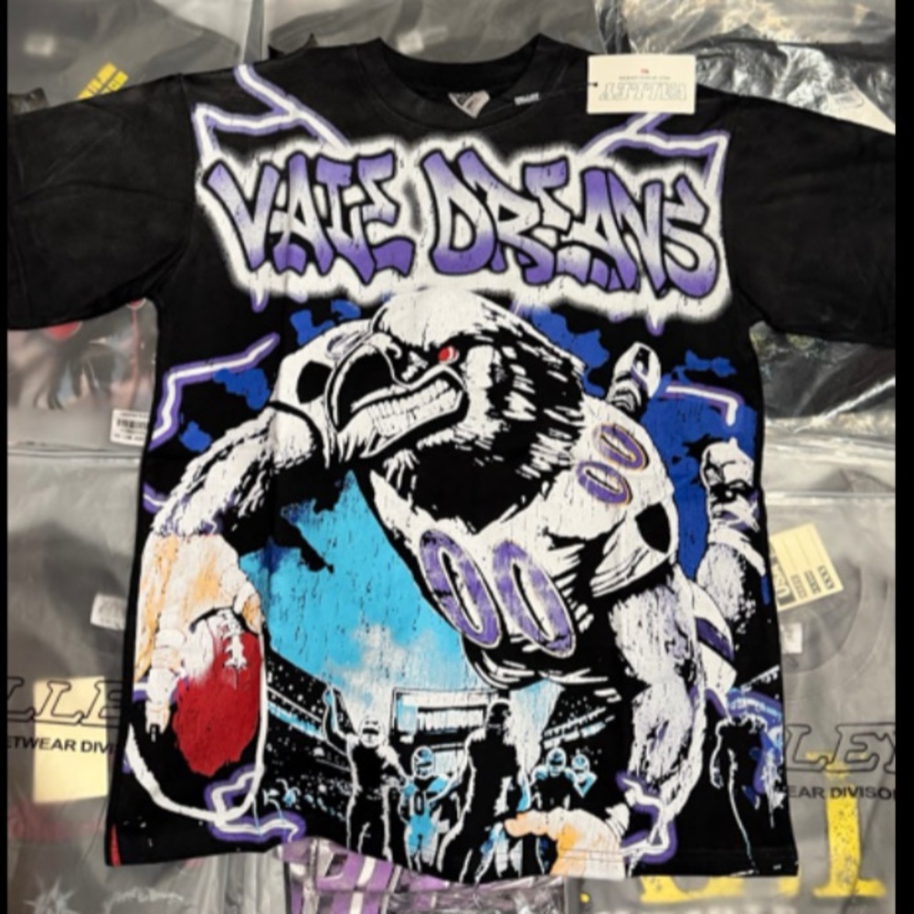 Men's Graphic Tee - Black and Blue